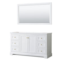 White / Brushed Gold Hardware