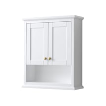 White / Brushed Gold Hardware