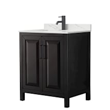 Dark Espresso / Giotto Quartz Top / Matte Black Hardware