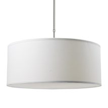 Brushed Nickel / White