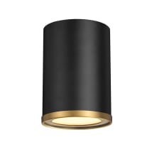 Matte Black / Rubbed Brass
