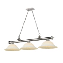 Brushed Nickel / White Mottle