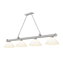 Brushed Nickel / White
