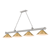 Brushed Nickel / Rubbed Brass