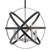 Hammered Black / Chrome