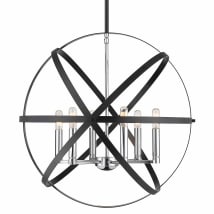 Hammered Black / Chrome