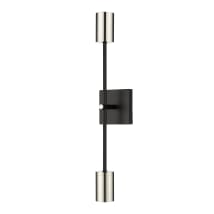 Mate Black / Polished Nickel