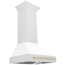 Fingerprint Resistant Stainless Steel / Matte White / Polished Gold