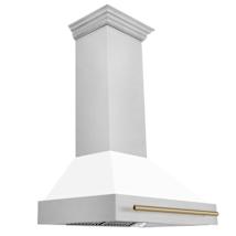 Fingerprint Resistant Stainless Steel / Matte White / Champagne Bronze