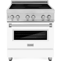 Stainless Steel / White Matte