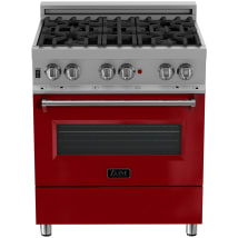 Stainless Steel / Red Gloss