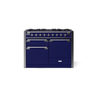Elise 48 Dual Fuel MidnightSky with Polished Brass Knobs