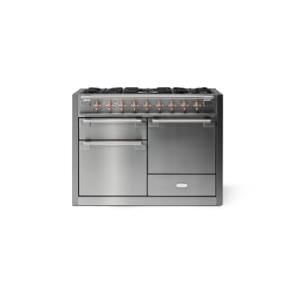 Elise 48 Dual Fuel Stainless Steel with Polished Copper Knobs