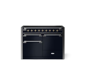 Elise 48 Gloss Black with Brass Knobs