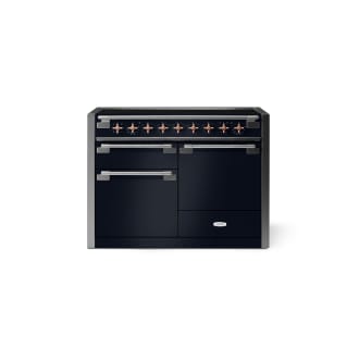  Elise 48 Gloss Black with Polished Copper Knobs