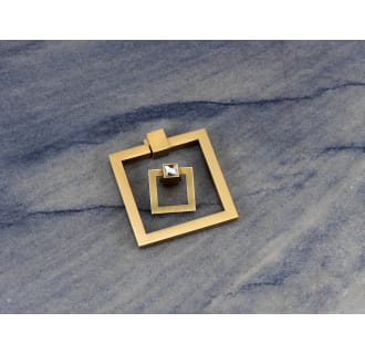 Alno-A2670-Square Ring Pulls in Satin Brass