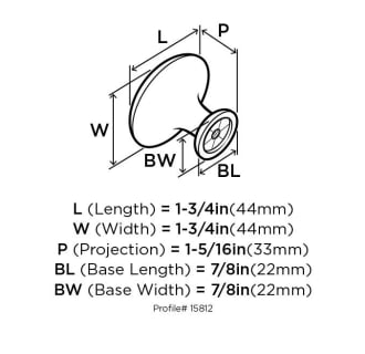 Amerock-BP1581-2-Dimensions of Back View