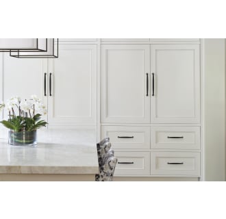 Amerock-BP53805-Black Bronze on White Cabinets