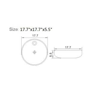 Anzzi-LS-AZ234-Dimensional Diagram