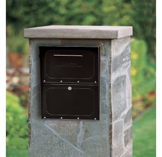 Architectural Mailboxes-5103-Application View in Rubbed Bronze