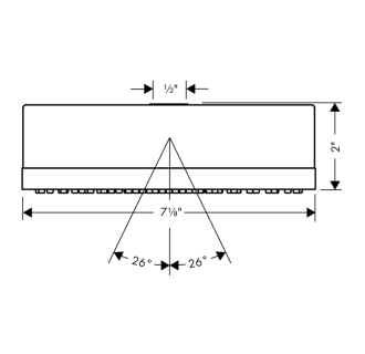 Axor-AXSO-Citterio-PB01-Hansgrohe-AXSO-Citterio-PB01-Shower Head Dimensional Drawing