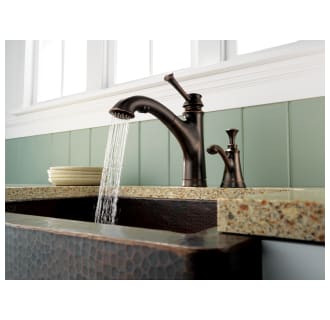 Running Faucet with Soap Dispenser in Oil Rubbed Bronze