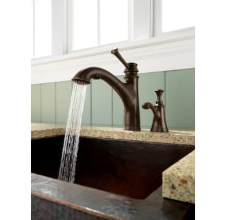 Running Faucet with Soap Dispenser in Oil Rubbed Bronze