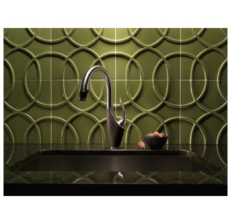 Installed Faucet in Cocoa Bronze/Stainless Steel