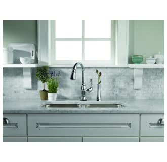 Installed Faucet with Vase in Chrome