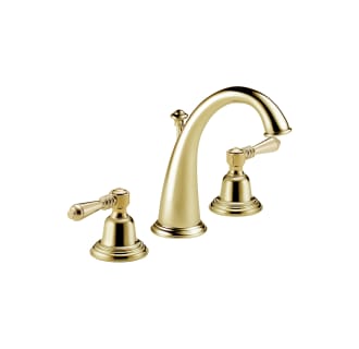 Brizo-6520LF-LHP-Faucet in Brilliance Brass with Lever Handles