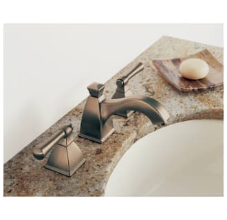 Brizo-65340LF-Installed Faucet in Brilliance Brushed Bronze
