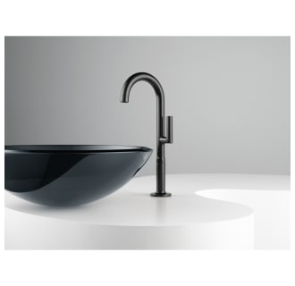 Brizo-65475LF-Installed Faucet in Matte Black