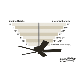 Casablanca-PL-18-Downrod size chart