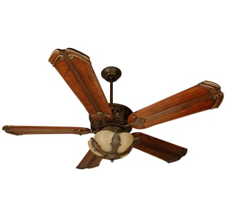 Aged Bronze with B552C-CH2- Fan Blades and LKE305 Light Kit