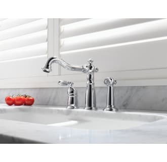 Delta-155-DST-Installed Faucet in Chrome