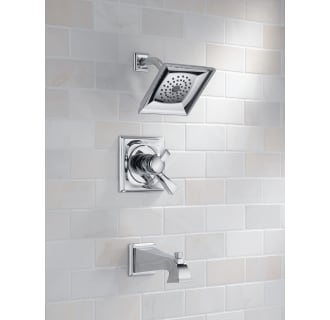 Delta-174930-Installed Tub and Shower Trim in Chrome
