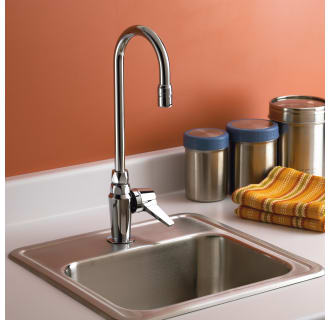 Delta-27C643-Installed Faucet in Chrome