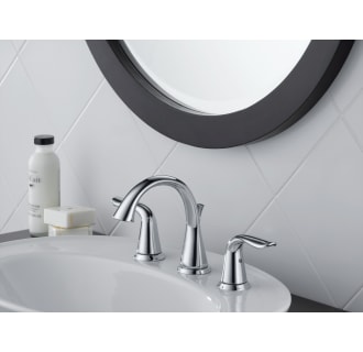 Delta-3538LF-Installed Faucet in Chrome