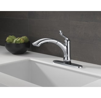 Delta-4353T-DST-Installed Faucet in Chrome