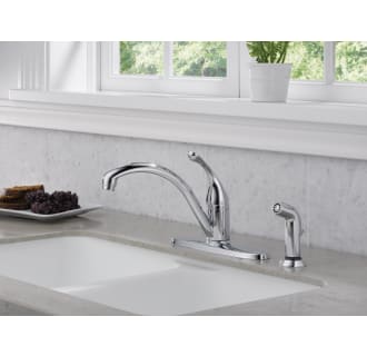 Delta-440-WE-DST-Installed Faucet in Chrome