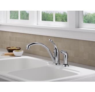 Delta-441-DST-Installed Faucet in Chrome