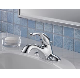 Delta-520LF-HDF-Installed Faucet in Chrome