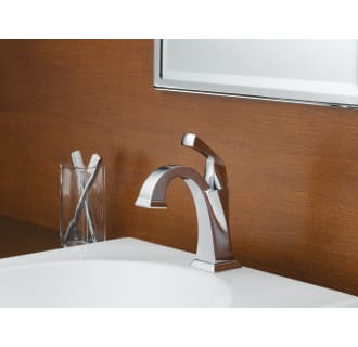Delta-551-DST-Installed Faucet in Chrome