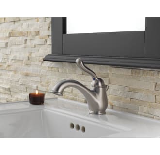 Delta-578-DST-Installed Faucet in Brilliance Stainless
