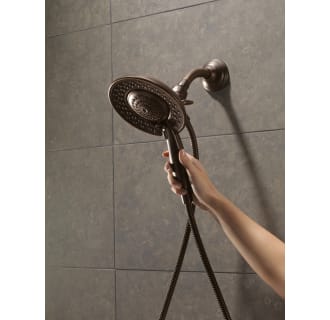 Delta-58045-Installed Shower Head and Handshower in Venetian Bronze