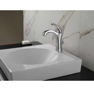 Delta-592-DST-Installed Faucet in Chrome