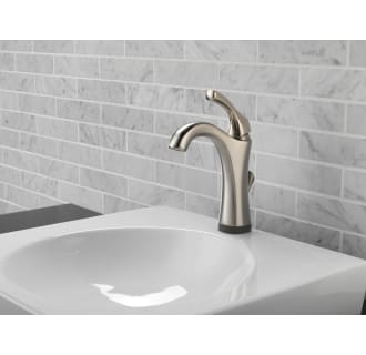 Delta-592T-DST-Installed Faucet in Brilliance Stainless