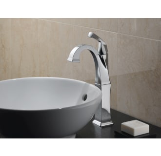 Delta-751-DST-Installed Faucet in Chrome