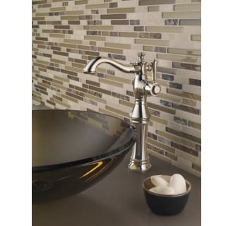 Delta-797LF-Installed Faucet in Brilliance Polished Nickel