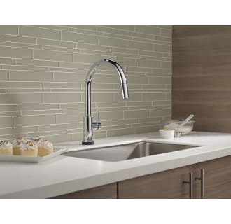 Delta-9159T-DST-Installed Faucet in Chrome